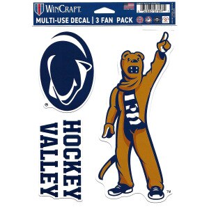 decal 3pk Penn State Hockey Valley